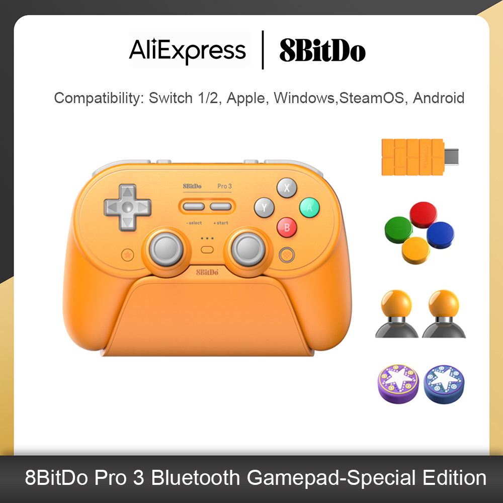 Pc Gaming Apple - 8BitDo Pro 3 Bluetooth-Gaming-Controller für Switch