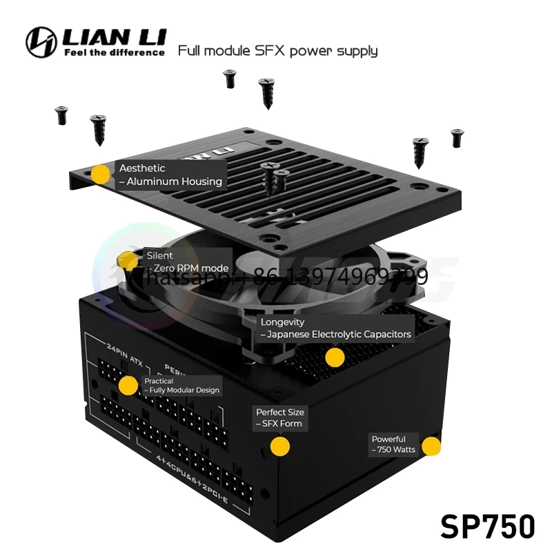 Pc Gaming Lian Li - LIAN LI PSU 750W SFX-Netzteil für