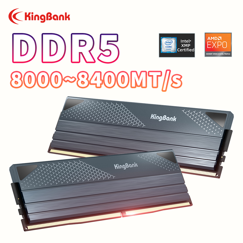 Pc Gaming Set - KingBank DDR5 KFXB Arbeitsspeicher 48GB (24GBx2)