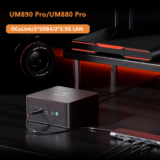 Pc Gaming Ryzen - MINISFORUM OCuLink Gaming Mini-PC UM890 UM880