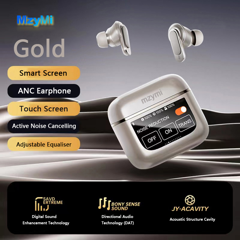 Pc Gaming Apple - MZYMI Design ANC+ENC TWS V8 In-Ear-Kopfhörer,