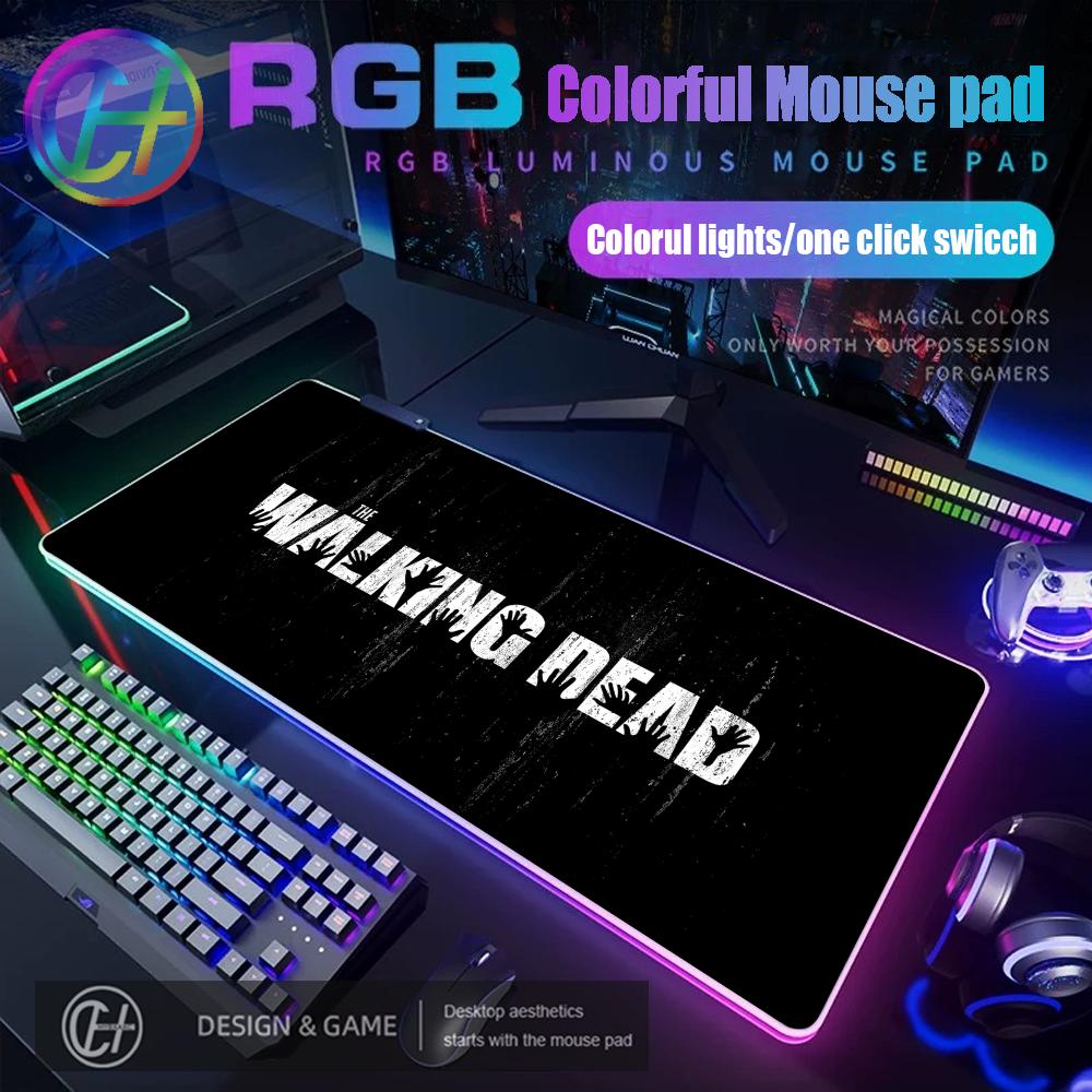 Rgb Mousepad - HYBXAXC 900X400X4MM The Walking Dead Mauspad