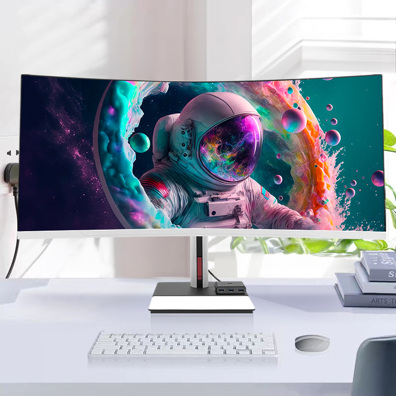 Pc Gaming Set - 34 Zoll 4K Curved Screen Desktop-Computer