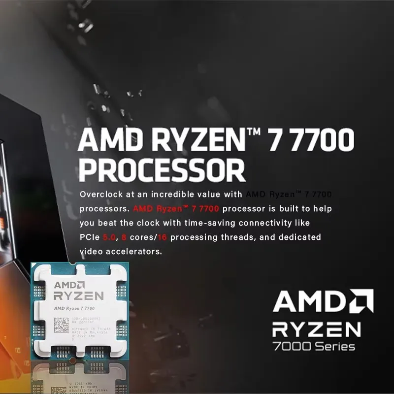 Neuer AMD Ryzen 7 7700 Prozess – Pc Gaming Ryzen Bewertung und Preis
