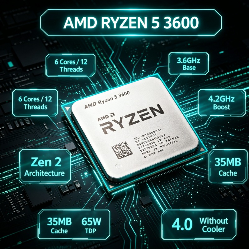 AMD Ryzen R5 3600 Gaming-PC-CP – Pc Gaming Ryzen Bewertung und Preis