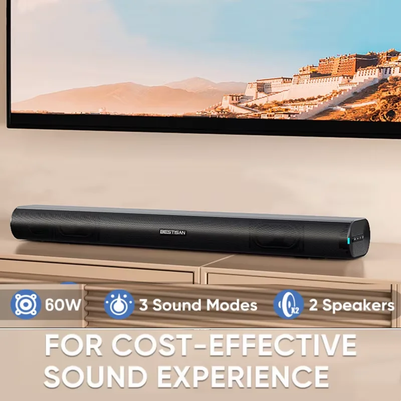 60W Soundbars für TV-Audio mit – Pc Gaming Apple Bewertung und Preis