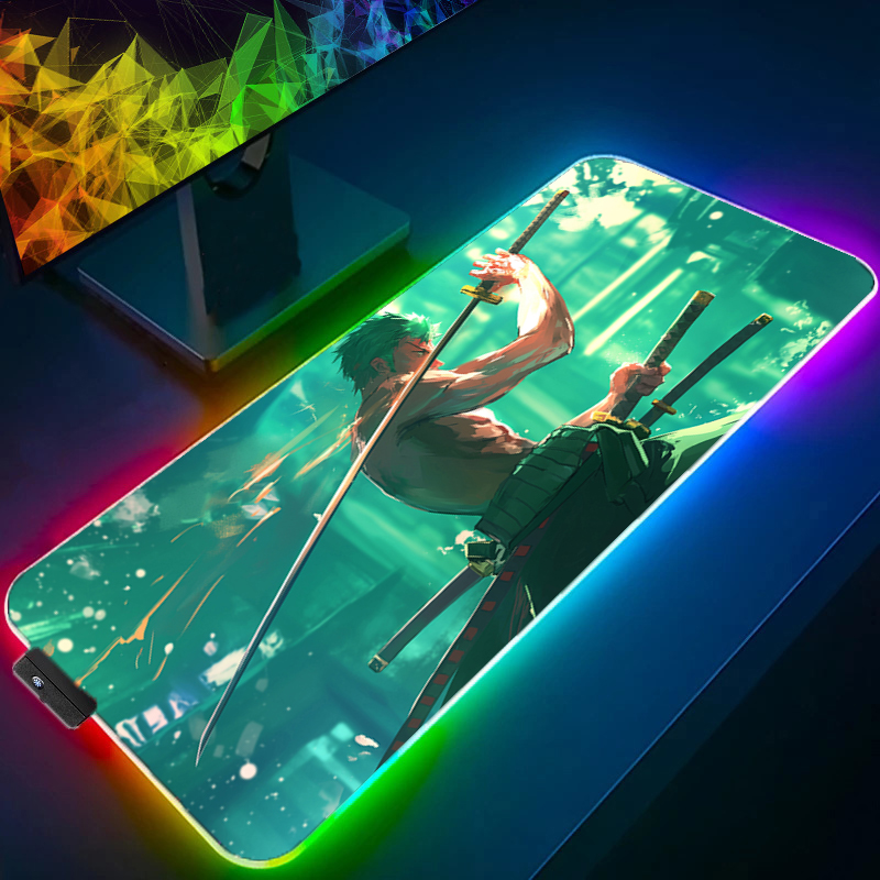ONE PIECE Zoro Mauspad RGB Gam – Pc Gaming Set Bewertung und Preis
