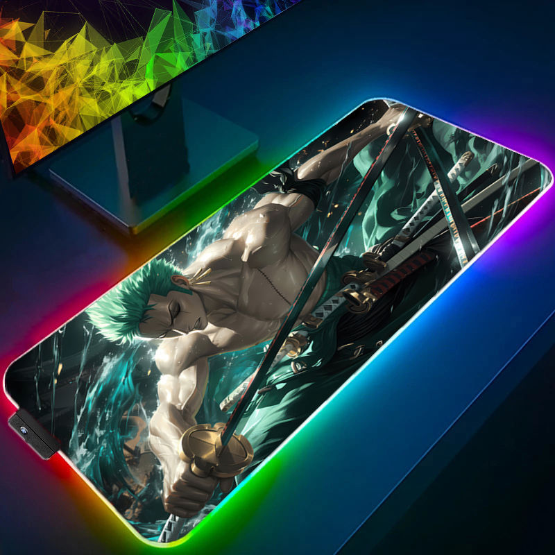 ONE PIECE Zoro Mauspad RGB Gam – Pc Gaming Set Bewertung und Preis
