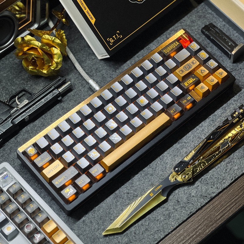 Golden Rose Theme Tastenkappen – Pc Gaming Set Bewertung und Preis