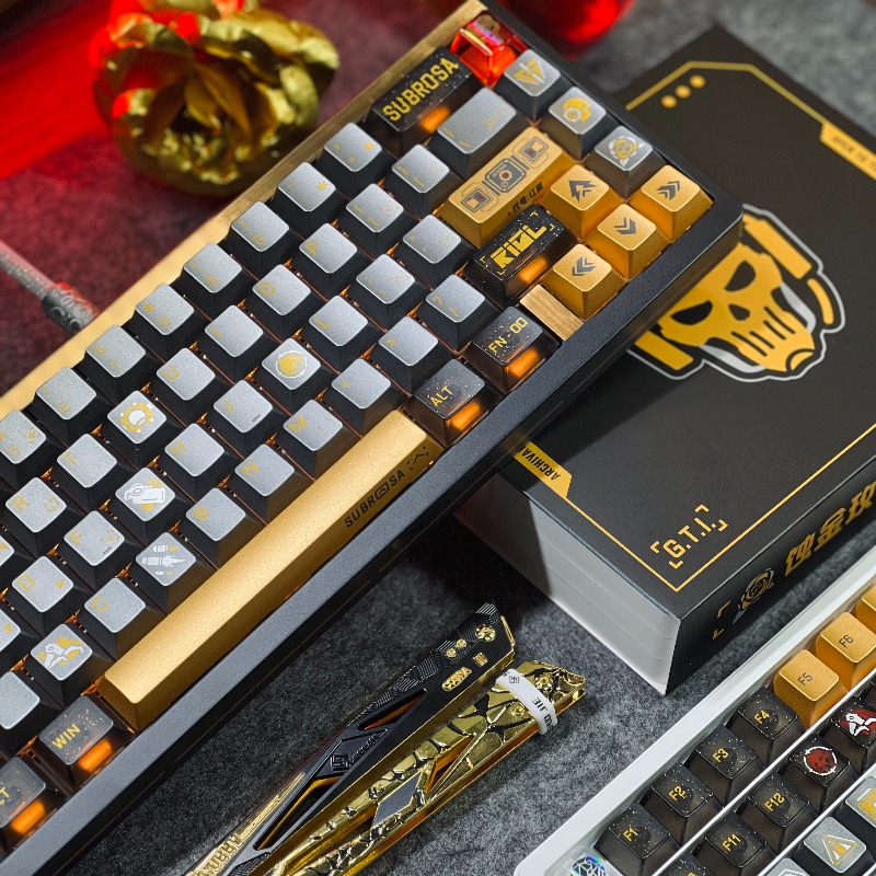 Golden Rose Theme Tastenkappen – Pc Gaming Set Bewertung und Preis