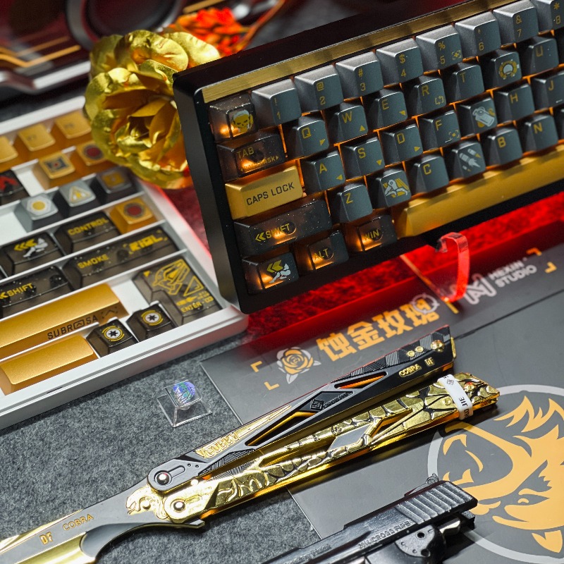 Golden Rose Theme Tastenkappen – Pc Gaming Set Bewertung und Preis