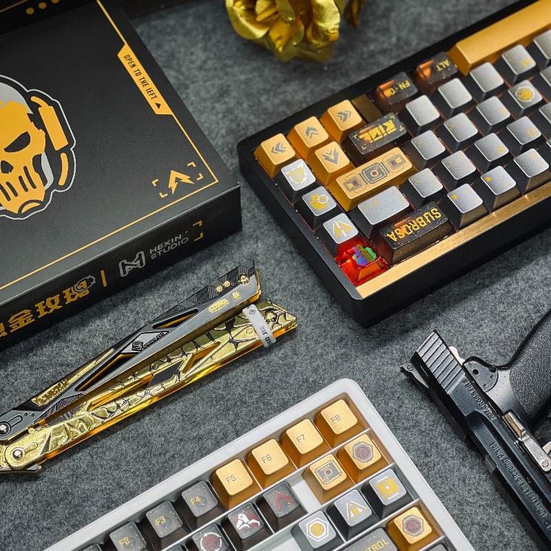 Golden Rose Theme Tastenkappen – Pc Gaming Set Bewertung und Preis
