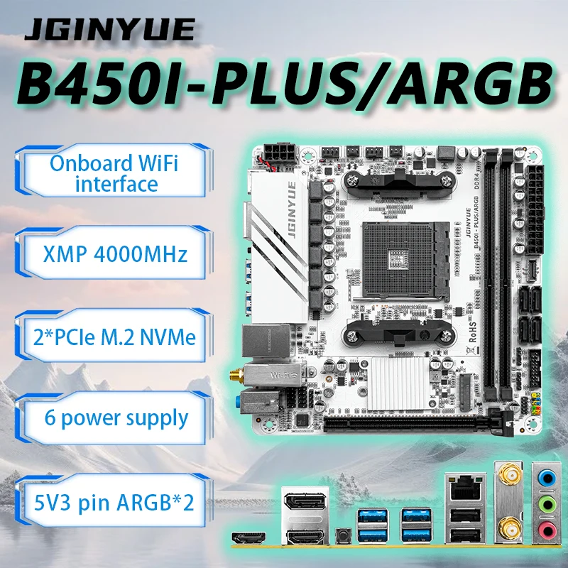 JGINYUE B450 ITX Motherboard-S – Pc Gaming Set Bewertung und Preis