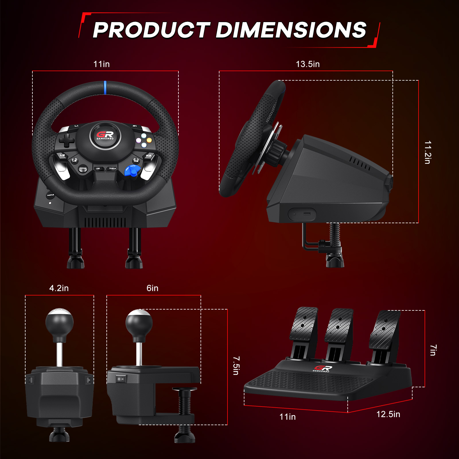 F127 Gaming-Lenkrad für PS5/PS – Pc Gaming Set Bewertung und Preis