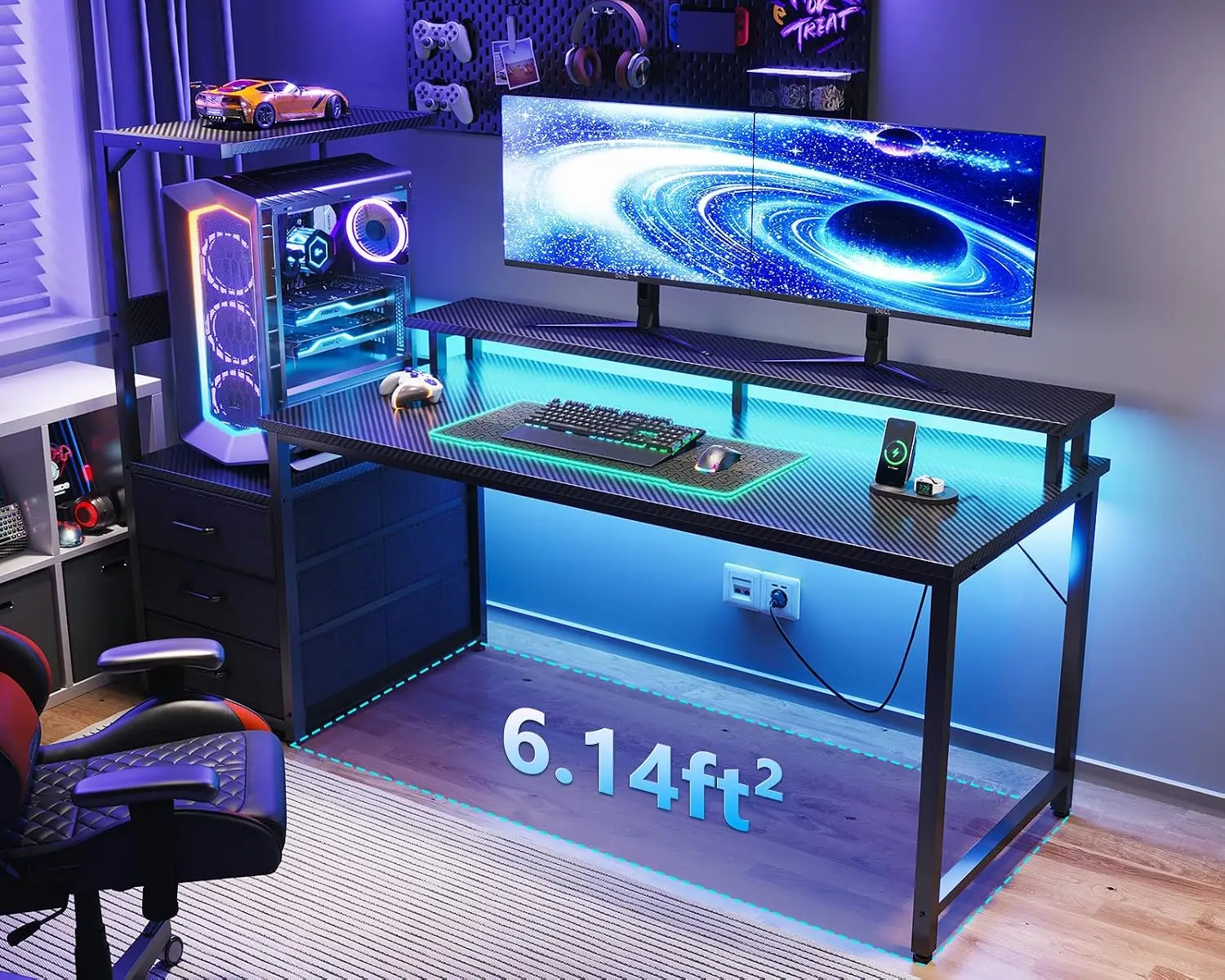 Gaming-Schreibtisch mit PC-Vit – Pc Gaming Lian Li Bewertung und Preis